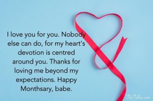 Monthsary Messages For Girlfriend And Boyfriend - TheTalka