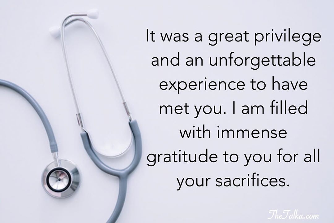Thank You Messages For Doctors 