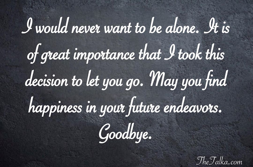 Goodbye Messages For Him Or Her