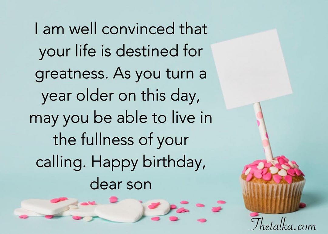 Heartfelt Birthday Wishes For Son