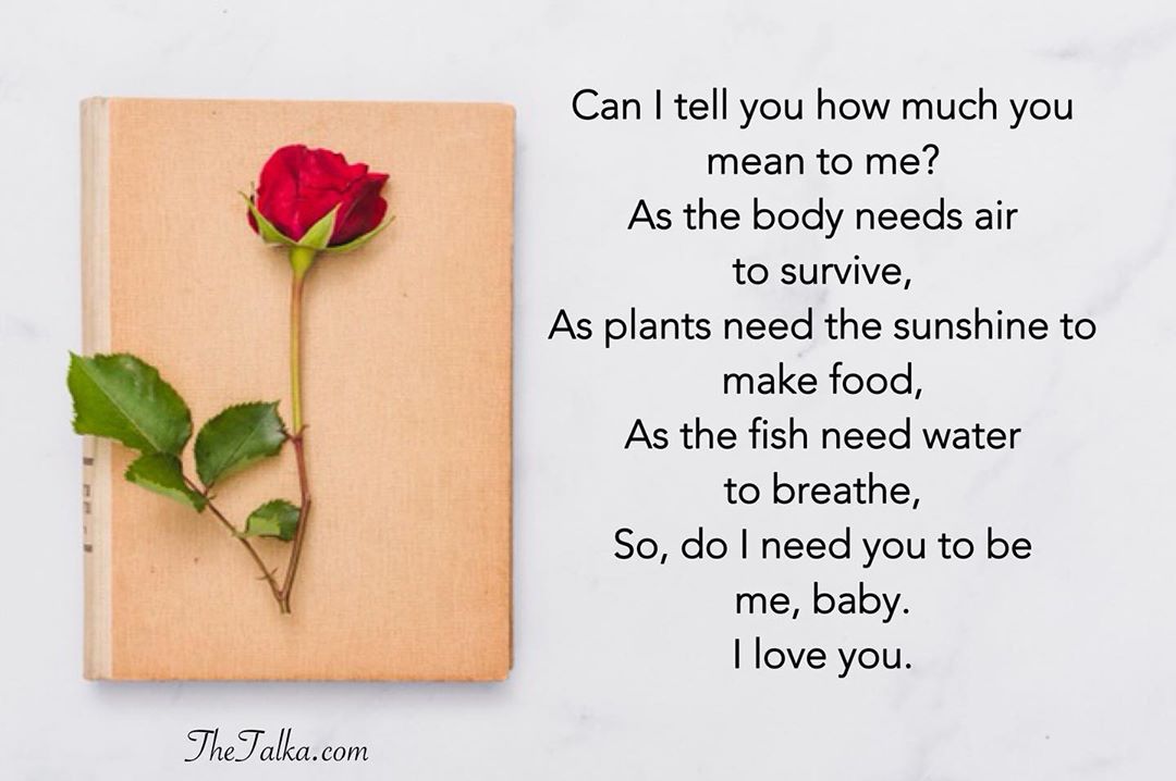 Sweet romantic poems