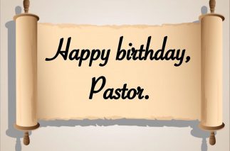 Birthday Wishes For Pastor 