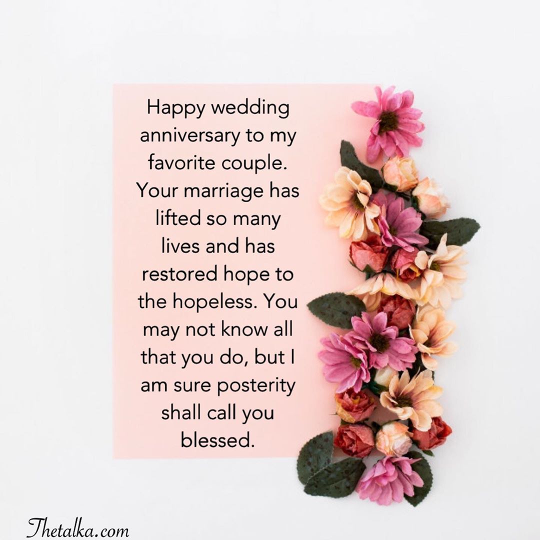 Christian Wedding Anniversary Wishes For Couples