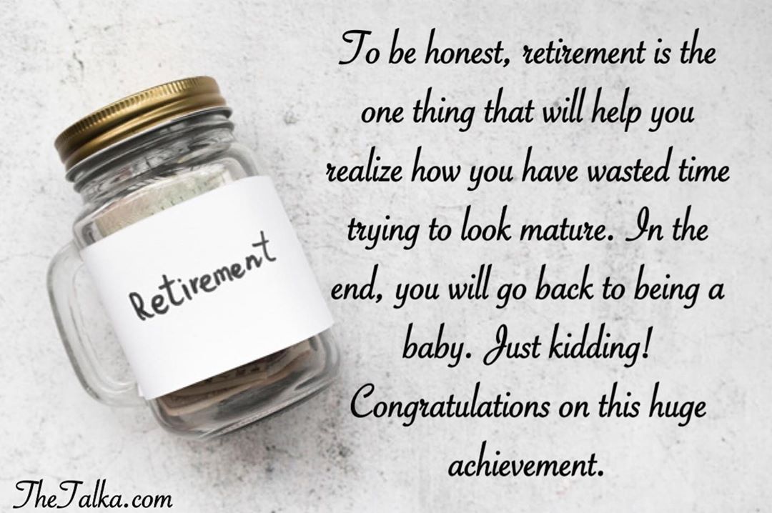 Funny Retirement Wishes